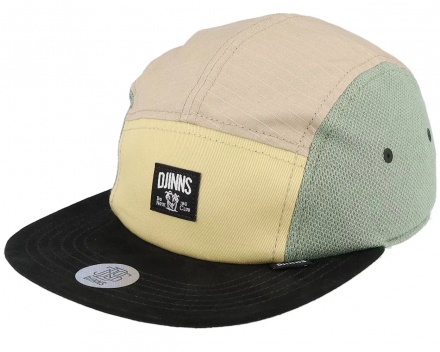 Casquette - Djinns 5 Panel Flat Cap Fab Mix (multi)