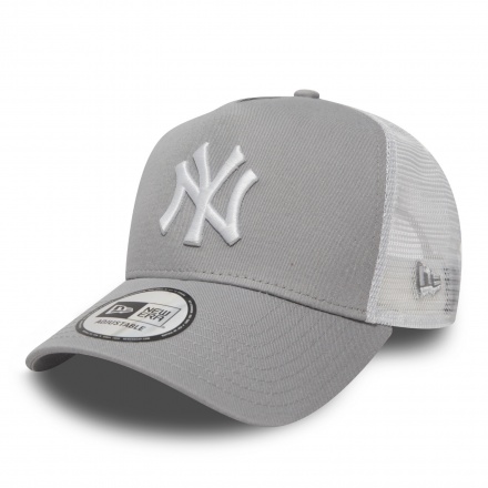 Casquette - New Era New York Yankees 9FORTY Trucker (gris/blanc)