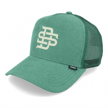 Casquette - Djinns HFT Cap CordFelt Trucker (vert)