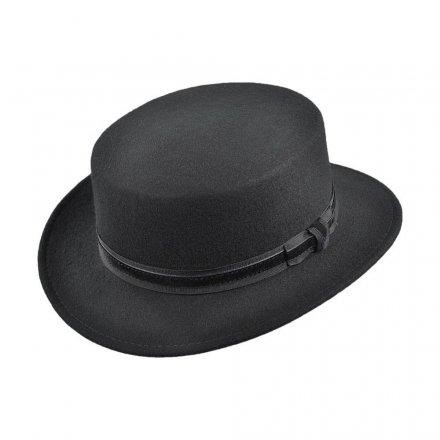 Chapeaux - Bernadette Boater Hat (noir)