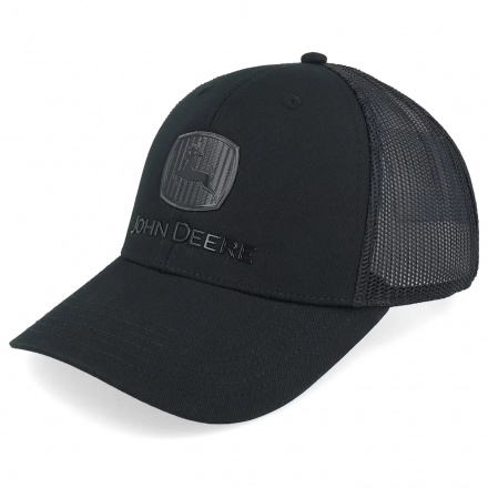 Casquette - John Deere JD TM Liquid Chrome Trucker (noir)