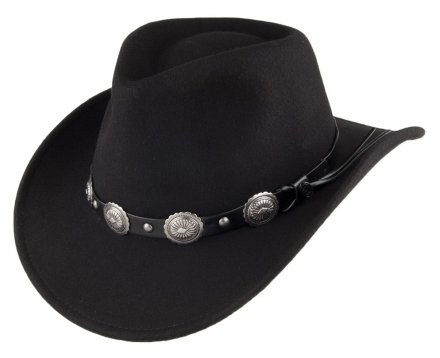 Chapeaux - Jaxon Hats Tombstone Cowboy Hat (noir)