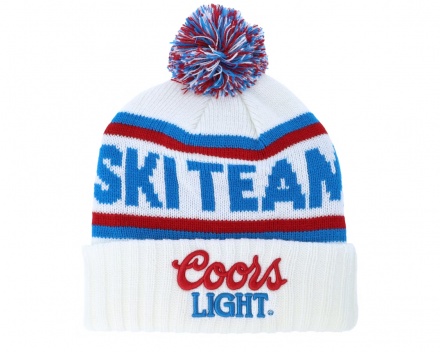 Bonnet - American Needle Coors Light Pillow Line Knit (blanc)