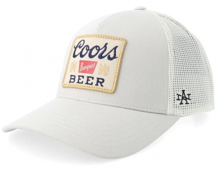 Casquette - American Needle Coors Beer Trucker (blanc cassé)