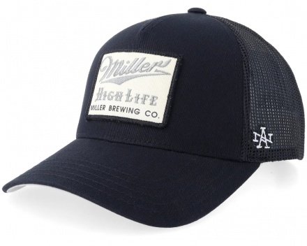 Casquette - American Needle Miller High Life Trucker (noir)