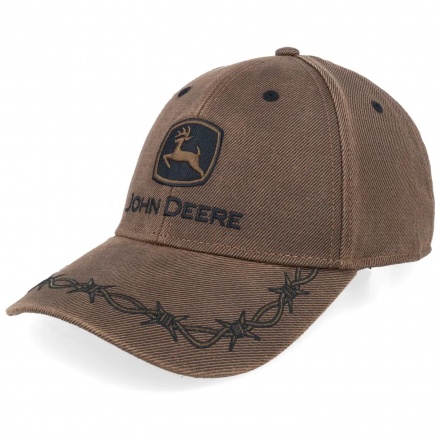 Casquette - John Deere Oilskin Logo Cap (marron)
