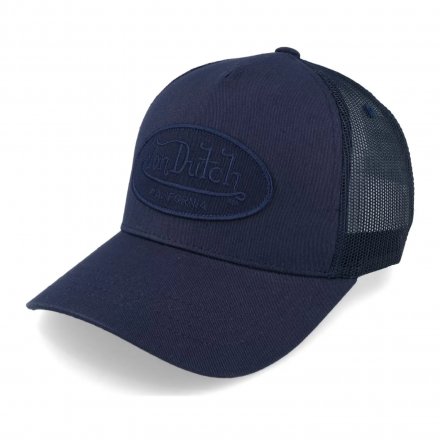 Casquette - Von Dutch Oval Patch Trucker (bleu marine)