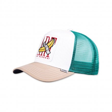 Casquette - Djinns HFT Food Banana Trucker (blanc/turquoise)