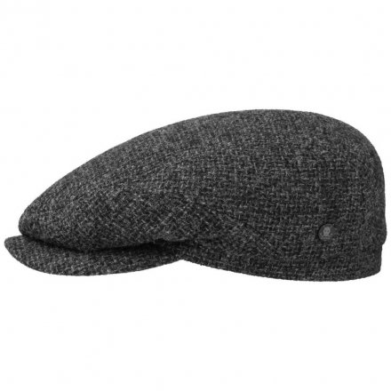 Casquette gavroche/irlandaise - Stetson Belfast Wool Rough Flat cap (gris)