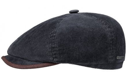 Casquette gavroche/irlandaise - Stetson Oregon Corduroy (bleu)
