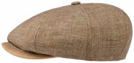 Casquette gavroche/irlandaise - Stetson Annona Linnen Cap (marron)