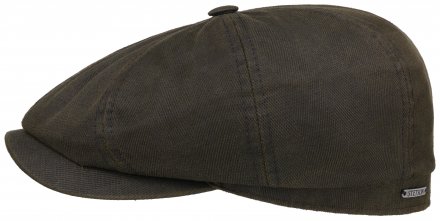 Casquette gavroche/irlandaise - Stetson Hatteras Cotton Mix (gris foncé)