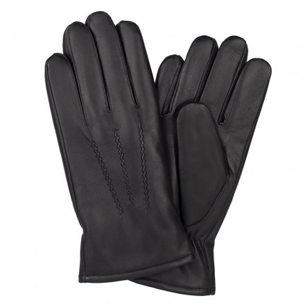 Gants - HK Men's Leather Glove with Fleece Lining (Noir)