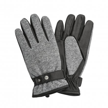 Gants - HK Men's Leather Glove (gris/noir)