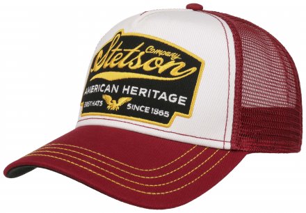 Casquettes - Stetson Trucker Cap American Heritage Vintage (rouge)