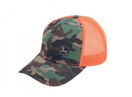 Casquettes - John Deere Camp Mesh Back Cap (camouflage/orange)