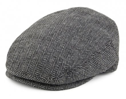 Casquette gavroche/irlandaise - Jaxon Kids Marl Tweed Flat Cap (grise)