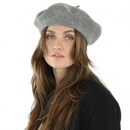 Berets - Gårda Annecy Wool Beret (gris foncé)