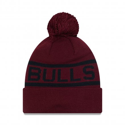 Bonnet - New Era Chicago Bulls Cuff Knit Beanie (rouge)
