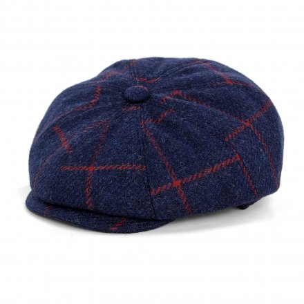 Casquette gavroche/irlandaise - Gårda Premium Callander Wool Newsboy (bleu)