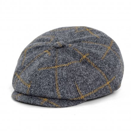 Casquette gavroche/irlandaise - Gårda Premium Callander Wool Newsboy (gris)