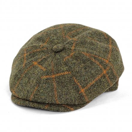 Casquette gavroche/irlandaise - Gårda Premium Callander Wool Newsboy (vert)