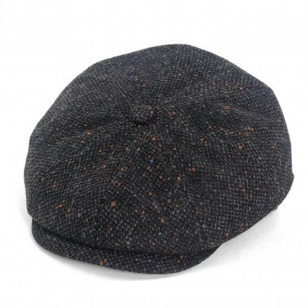 Casquette gavroche/irlandaise - Gårda Premium Consett Wool Newsboy (noir)