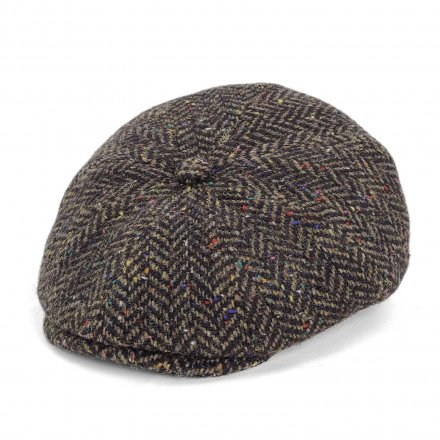 Casquette gavroche/irlandaise - Gårda Premium Selkirk Wool Newsboy (vert)