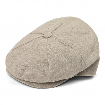 Casquette gavroche/irlandaise - Gårda Vero Linen Newsboy Cap (nature)