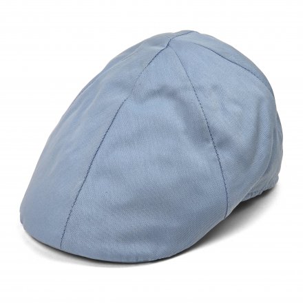 Casquette gavroche/irlandaise - Gårda Vico Cotton Flat Cap (bleu clair)