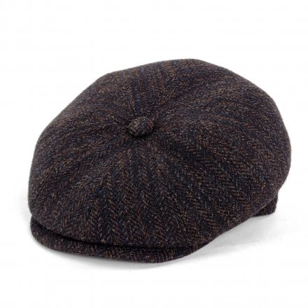 Casquette gavroche/irlandaise - Gårda Premium Wrexham Wool Newsboy (bleu)