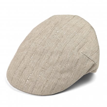 Casquette gavroche/irlandaise - Gårda Pomonte Linen Mix Flat Cap (beige)