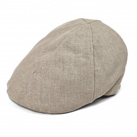 Casquette gavroche/irlandaise - Gårda Tallone Linen Flat Cap (nature)