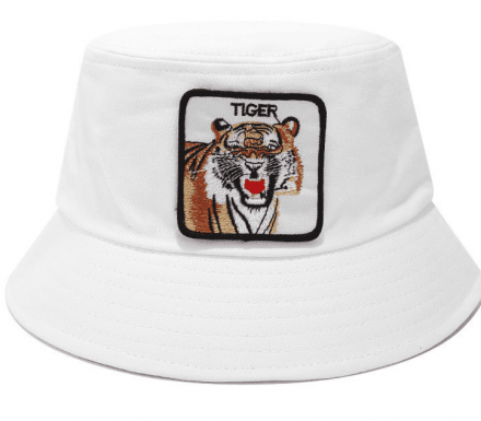 Chapeaux - Gårda Tiger Bucket Hat (blanc)