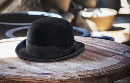 Chapeaux - Gårda Aviano Bowler Wool Hat (noir)