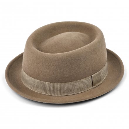 Chapeaux - Gårda Asolo Pork Pie Wool Hat (beige)