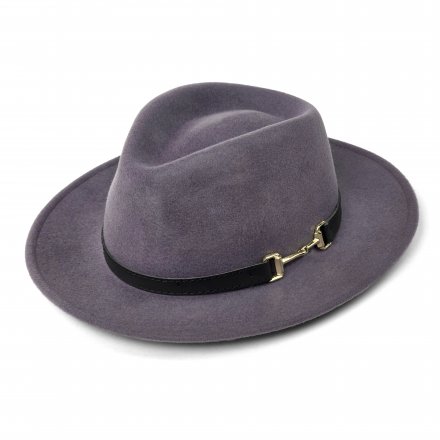 Chapeaux - Gårda Braga Wool felt Fedora (gris)