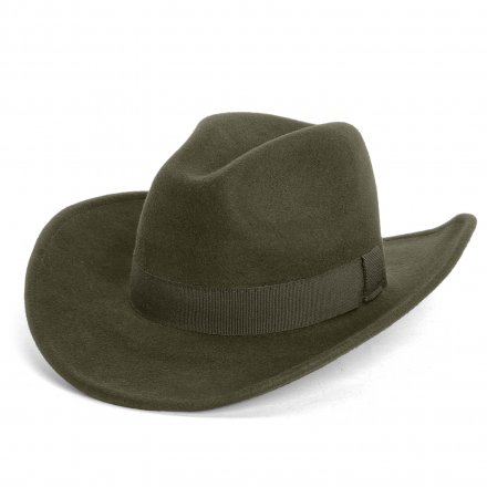 Chapeaux - Gårda Pocatello Crushable Wool felt Western hat (vert)