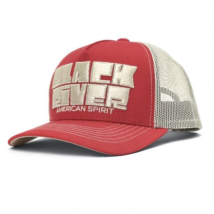 Casquette - Black River Bold Logo Trucker (rouge/crème)