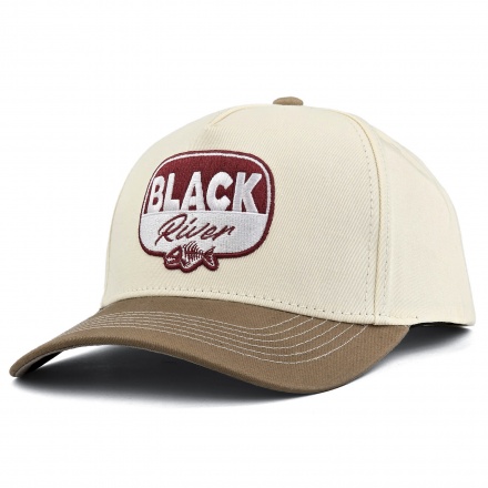 Casquette - Black River Charleston Cotton Snapback (blanc cassé/kaki)