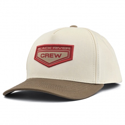 Casquette - Black River Crew Cotton Snapback (blanc cassé/kaki)