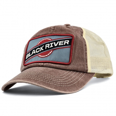 Casquette - Black River Dayton Washed Trucker (marron)