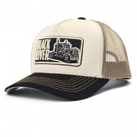 Casquette - Black River Hauler Trucker (crème/beige/noir)