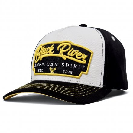 Casquette - Black River Black Yellow Trucker (noir/blanc/jaune)