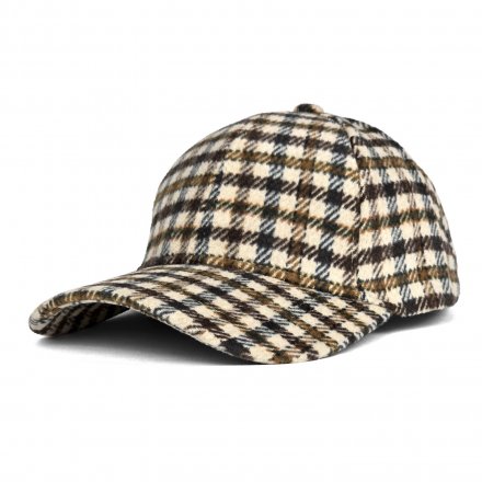 Casquette - Gårda Varel Checkered Cap (beige)