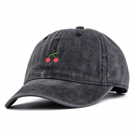 Casquette - Gårda Cherry Washed Cap (gris)