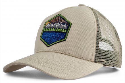 Casquette - Gårda Trucker Sunrise (crème)