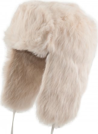 Chapkas - MJM Ladies Rabbit Fur Hat (Off White)