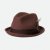 Chapeaux - Brixton Gain Fedora Wool (bison)