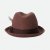 Chapeaux - Brixton Gain Fedora Wool (bison)